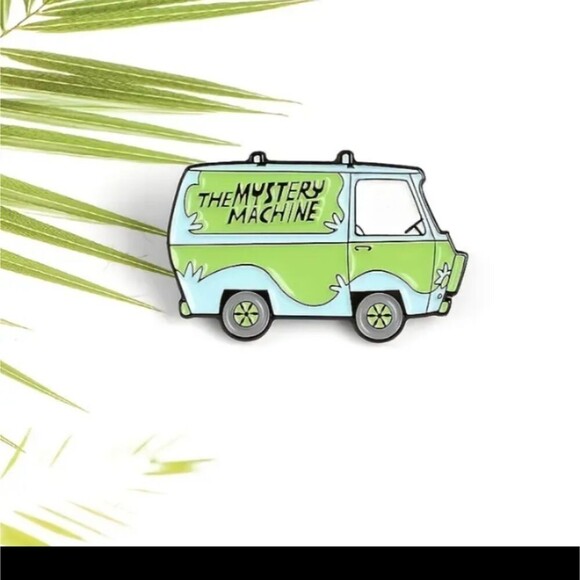 MYSTERY Machine van pin badge alloy Brooch - Picture 6 of 7